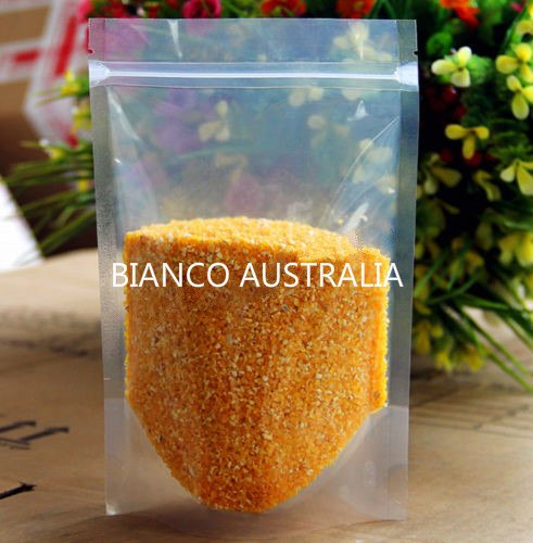 250g Stand Up Pouch, All Clear, With Zip Lock, No Valve (H230*W160+B90 mm)