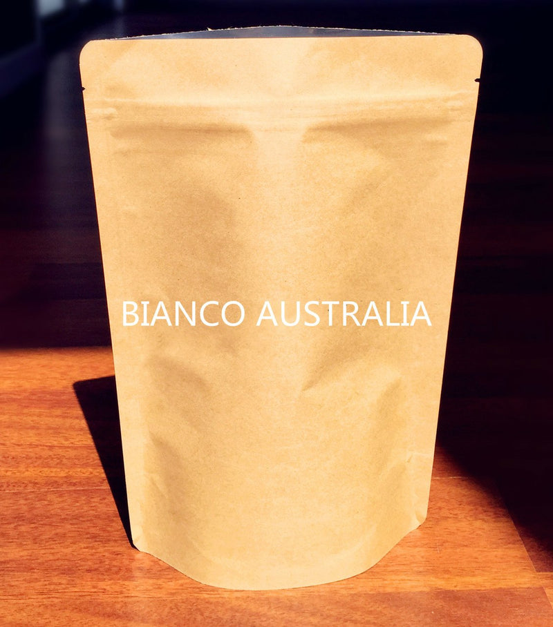 28g Stand Up Pouch, Kraft Paper, Foil Lined, With Zip Lock (H140*W90+B60 mm)