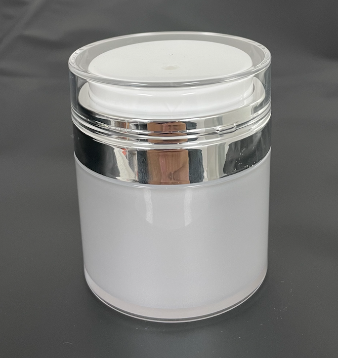 Pots et flacons à pompe sans air avec bouchon de pompe à lotion (pot : 30 g/50 g ; flacon : 15 ml/30 ml/50 ml)