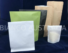 3 Side Sealed Bags, Gloss Black, Foil Lined, NO Zip, Various Sizes