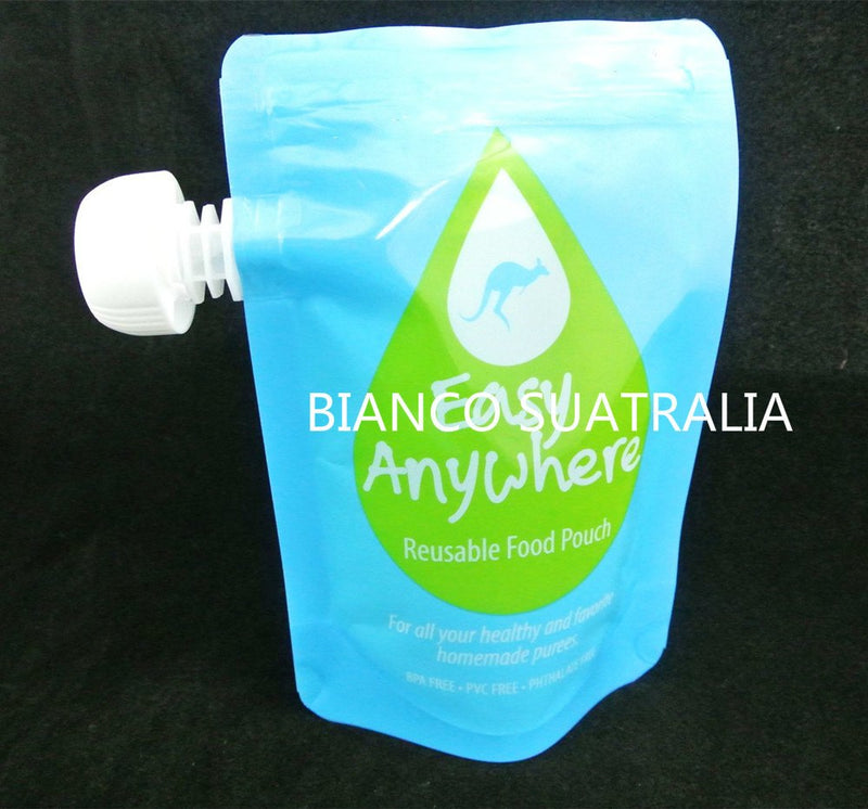 Custom Spout Pouch Packaging, Spout Positioned On The Corner / Top Middle 