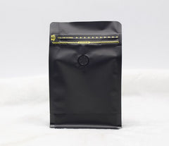 250g Box Bottom Coffee Pouch, Multi Matt Colours, Foil Lined, Tear Off Zip Lock, With / Without Valve