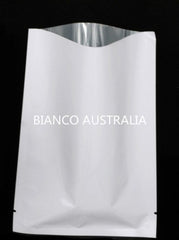 3 Side Sealed Bags, Gloss White, Foil Lined, NO Zip, Various Sizes